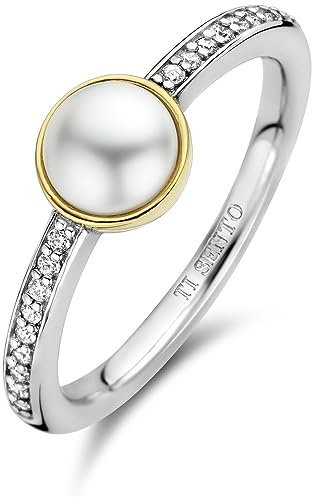 Ti Sento - Milano Damen-Damenring 925er Silber Zirkonia 32025350