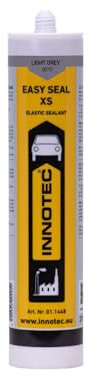 Innotec Easy Seal XS - Sigillante in silicone per sanitari, sigillante per interni ed esterni, silicone per sigillatura e stuccatura in sanitari e cucina