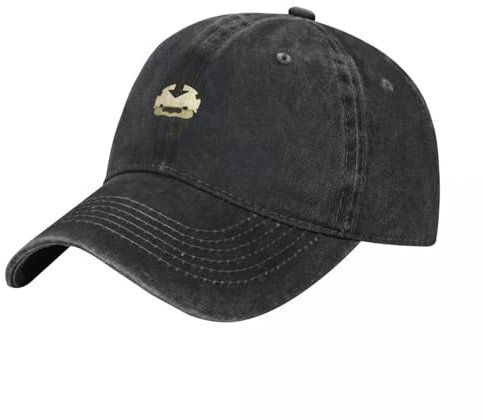 ROBEIUO Cowboy-Baseballkappe Basecap YIP YIP Appa Kappe gewaschen Denim Kappe Ball Sport Golf Baseball Für Männer Frauen Hüte