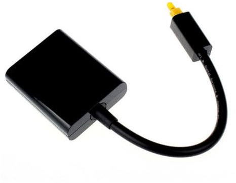 Digital Fiber Optical Splitter 1 In 2 Out Sound Adapter Compatible Distributor Cable Amplifier for HDTV