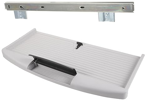 DIYEAH Plateau pour Clavier sous Bureau Coulissant avec Glissières Tiroir à Clavier pour Espace De Travail