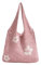 Slicooken Obst Gemüse Aufbewahrung Retikulelle Netto Gewebter Bag Shop Lebensmittel Tasche Rosa Rosa