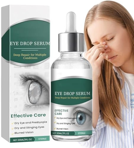 30ml Nano Augentropfen serums, Augentropfen Gegen Trockene Augen, Eye Drops Für Eine Sanfte, Feuchtigkeitsspendende Tägliche Pflege (Neutral)