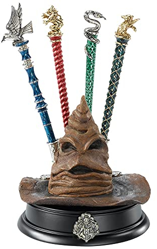 The Noble Collection Harry Potter Sorting Hat Pen Display - 7.5in (19cm) Cold Cast Porcelain Replica Pen Display - Officially Licensed Film Set Movie Props Gifts