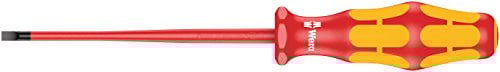 Wera 160 iS VDE-isolierter Schlitz-Schraubendreher mit reduziertem Klingendurchmesser, 0.6 x 3.5 x 100 mm, 05006440001