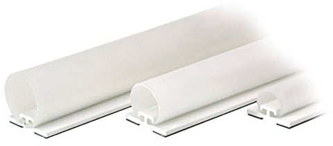 DIWARO Rolladenkasten-Abdichtung, Länge 2000 mm, Spaltabdeckung 21 32mm. Trägerfarbe weiss.