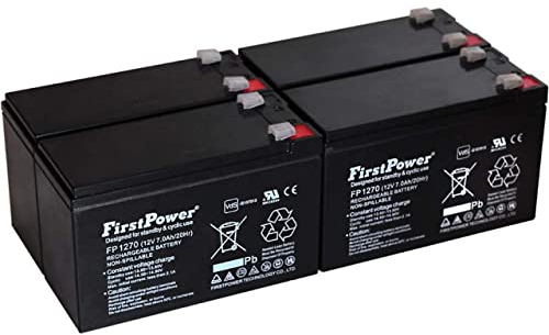 FirstPower Blei-Gel-Akku für USV APC Smart-UPS SUA1500RMI2U 7Ah 12V, 12V, Lead-Acid