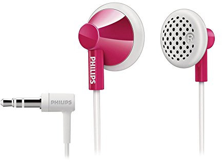 Philips SHE2100PK Auriculares de Botón, Rosa