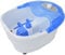 Syntrox Germany Fußsprudelbad Fussmassage Massagegerät FSB-450W Bubble mit Pediküre-Aufsätzen, Infrarotlicht und Wasserheizung