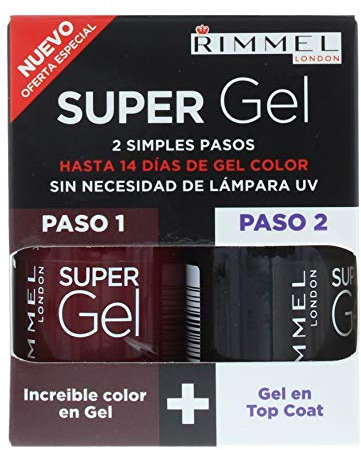 Rimmel Super Gel - Gel Color & Top Coat 2 X 12ml - 043 Venus