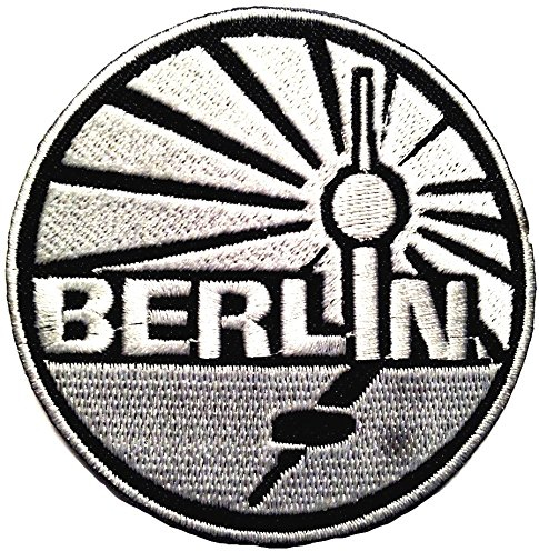 Berlin Aufnäher Patch Applikation Wappen Emblem Hauptstadt Berliner Bär Fernsehturm (rund)