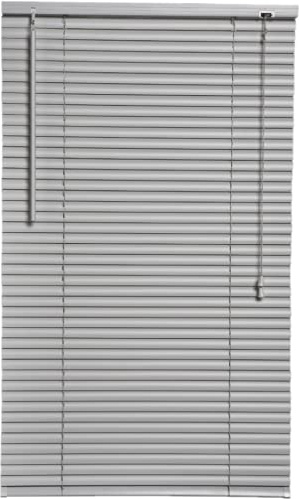 Silver/Grey PVC Venetian Blind Blinds Easy Fit Curtains Trimmable Fittings Windows Treatment Shutters Twist Open Close Pay only 1 Flat shipping £3.99 for multiple buying (Grey/Silver, 150 W x 150 L)