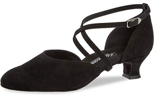 Diamant TANZSCHUHMANUFAKTUR Damen 048-112-001 Tanzschuh, Schwarz, 38 2/3 EU X-Weit