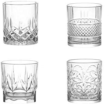 BRANDANI Spirits Set 4 Bicchieri Crystal Glass