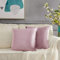GIGIZAZA - Set di 2 federe decorative per cuscini da divano, 45 x 45 cm, colore: lilla