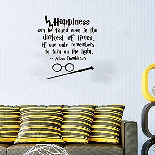 Glück zitat wandaufkleber home art wandtattoo wohnzimmer schlafzimmer wanddekoration wandbild abnehmbare vinyl aufkleber 59 * 59 cm