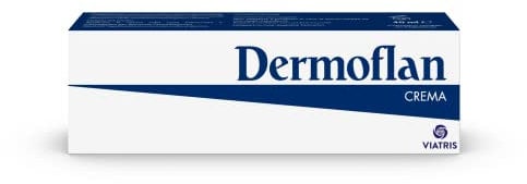 Dermoflan, Dermatologische Creme für empfindliche Haut, mit beruhigenden Eigenschaften, lindert Juckreiz und Stress der Haut, hilft, das physiologische Gleichgewicht der Haut aufrechtzuerhalten, 40 g