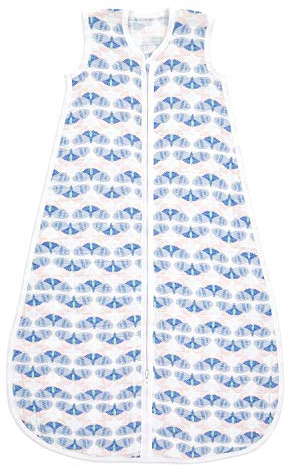 aden + anais™ Schlafsack, 1,0 TOG Wert, tragbare Decke für Babys, Bunte Muster für Mädchen & Jungen, Schlafsack für Neugeborene aus 100% Baumwoll-Musselin, 6-18 Monate, Deco