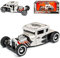 Ford Model A 1929 Weiss Schwarz Hot Rod HarIey Davdson 1/24 Maisto Modell Auto mit individiuellem Wunschkennzeichen