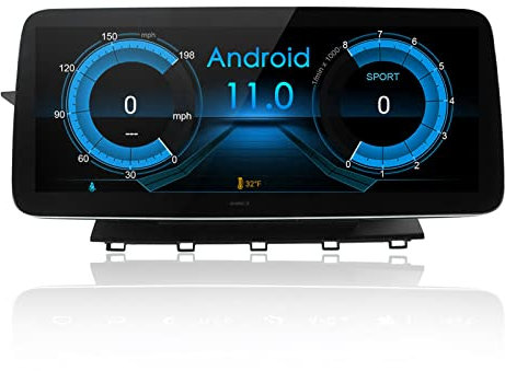 MOOKAKA Android 11 Autoradio GPS Navigation für Mercedes Benz GLK Class (X204) 2008-2015 Multimedia Player 12.3 Zoll Kopfeinheit IPS Touchscreen HD1080P Carplay Bluetooth (8+256GB,NTG4.5/4.7)