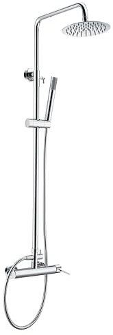 IMEX BDYS045 MILOS STICK Grifo Monomando Conjunto de Ducha Telescópico