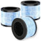MK01 MK06 Luftfilter Ersatz kompatibel mit AROEVE MK01 MK06 und ToLife TZ-K1 POMORON MJ001H EPI081/EP1081 und EPI080/EP1080 dh-jh01 Ersatzfilter 4-in-1 hocheffizienter H13 HEPA-Luftfilter