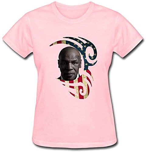 Women's O Neck Mike Tyson Tattoo Sign Shirt Red S