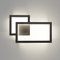 Klighten LED Wandleuchte Innen, 24W, 1960LM, Mordern Dekorative Wandlampe, Neutral Weiß 4000K, Wandbeleuchtung Für Schlafzimmer Wohnzimmer Korridor, 110-240V, Schwarz