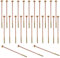 AERZETIX - C67504 - Lot de 25 Vis à bois Ø6x240mm à tête large bombée - à empreinte étoile Т30 - en acier zingué - menuiserie, contreplaqués, agglomérés, mélaminés