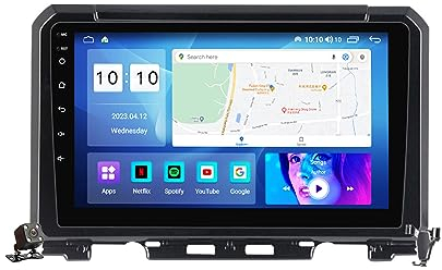 YLOXFW Android 12.0 Autoradio 2 Din Stereo con 4G WiFi DSP Carplay per Suzuki Jimny HJ BJ64 BJ74 2019-2024 GPS Navi 9 Pollici Schermo Tablet Lettore Multimediale FM BT Receiver,M100s