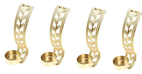 Abaodam 4 Stück Einweihungsgeschenke Neues Zuhause Hohler Wandkerzenhalter Retro-kerzenhalter Wandleuchter Für Kerzen Wandkerzenständer Bauernkerze Wandleuchter Hängend Eisen Hängen Metall