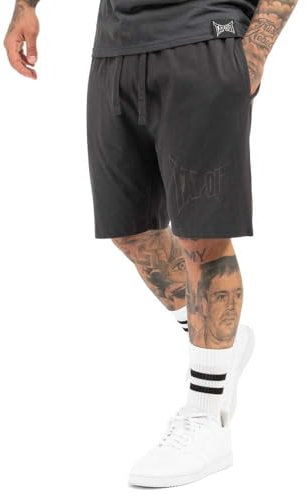 Tapout Herren Shorts Normale Passform Lifestyle Basic Shorts Anthracite/Black XL