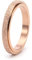 Skcess Engagement Ring Roségold, Titan Trauringe Mattiert Und Drehbar Geschenke für Damen Frauen Freundin Größe 57 (18.1)