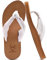 KuaiLu Infradito Donna Estive Comode Stoffa Righe Ciabatte Infradito Supporto Arco Plantare Sandali Infradito Spiaggia Piscina Flip Flop Mare Leggere Antiscivolo Gomma Suole Kaki Bianco 38