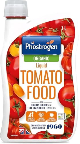 AMK® Phostrogen Organic Tomato Food 1L Plant Feed Fertiliser Nutrients For Tomatoes Garden Gardening Soil Greenhouses Fruits Vegetables
