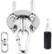 Lrocotanc Gancho De Techo De Acero Inoxidable hasta 450KG - Soporte para Saco De Boxeo con Rotación 360° - Fijación para Hamaca - Gancho para Columpio - Gancho De Carga Pesada para Suspensión