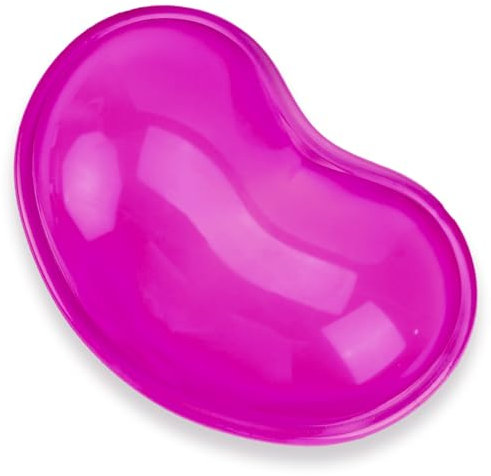 Wrist Rest for Mouse, Soft Gel Keyboard Wrist Support Ergonomic Silicone Mouse Cushion Pad Comfortable Fatigue Relief Hand Pillow for Laptop Office Work Computer Gaming (Purple)