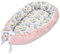 LULANDO® Babynest - Standard 100 von Oeko-Tex - multifunktionales Kuschelnest für Babys und Säuglinge - Nestchen - Reisebett - 100% Baumwolle - antiallergisch - hergestellt in der EU