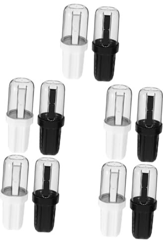 Baluue 5 Sätze Reise Mundwasser Becher Zahnpasta Tragbare Zahnbürste Reisetasche Zahnbürsten-Organizer Behälter Für Reisezahnbürsten Reisebedarf Reisezubehör 2 Stück * 5