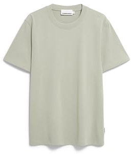 ARMEDANGELS Herren Heavyweight T-Shirt aus recycelter Baumwolle MAARKOS Relaxed Fit Seagreen