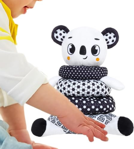 Stock -up -Ringe - Spielzeug zur Entwicklung von Feinmotorik, stapelbare Tiere für Babys, stapelbares -Spielzeug von Regenbogen | Entwicklungsaktivitäten für