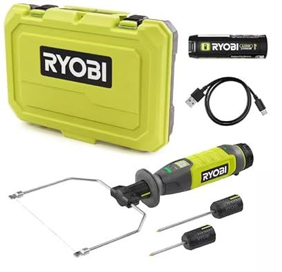 RYOBI USB Lithium Hot Wire Foam Cutter Kit with 2.0 Ah Lithium-ion Rechargeable Battery