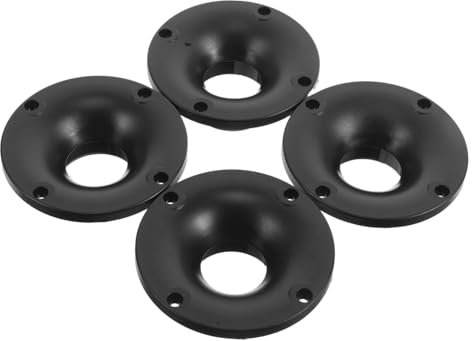 POPETPOP Adaptateur De Pavillon À Visser 4 Pièces : Adaptateur De Haut-parleur Tweeter En Plastique De 80 mm Pour Performances Sur Scène – son Haute Fréquence Clair Pour Divers Systèmes