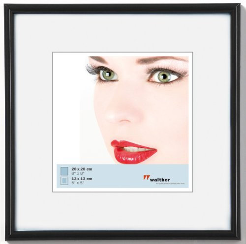Cadre Photo Walther Design Noir 20 x 20 cm Cadre Plastique Galeria KB220H