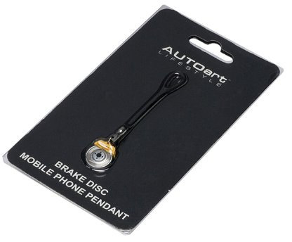 AUTOartDESIGN brake disk mobile phone pendant (yellow caliper) (japan import)