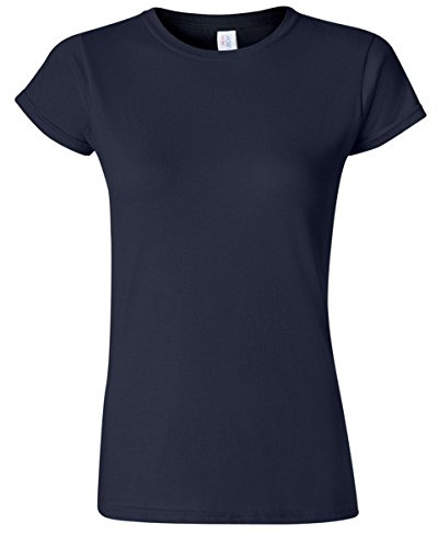 Gildan Ladies Soft Style Short Sleeve T-Shirt (M) (Navy)