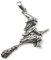 Drachensilber Anhänger Hexe 925 Silber Schmuck Wicca Hexen Kettenanhänger Silberschmuck Frauen