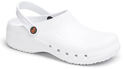 DIAN EVA Color Blanco Talla 47, Zueco de Trabajo para sanidad y hostelería Unisex Certificado CE EN ISO 20347 Marca