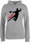 Pullover Damen Hoodie Frauen - Handball WM 2023 Trikot Ersatz - Handballer mit Schriftzug - XS - Grau meliert - beachhandball Pulli em Geschenke Fans Fan Geschenk sprüche 2022 Handball. halbball