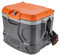 Work Cooler 17-Quart, Keep Cool 30 Hours, Seats 300 Pounds, Tradesman Pro Tough Box Klein Tools 55600,Gray With Orange
